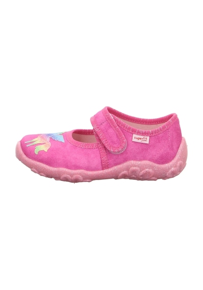 Superfit Bonny Kız Çocuk Ev Kreş Ayakkabısı Unicorn - Pembe 000281-5500