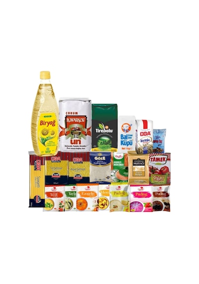 Ramazan Erzak Paketi Kumanya Yardım Gıda Erzak Kolisi Ekonomik Paket 20 Parça Ürün
