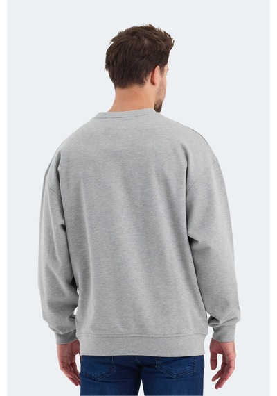 Slazenger Vadık 2li Set Erkek Siyah - Gri Sweatshirt Siyah - Gri