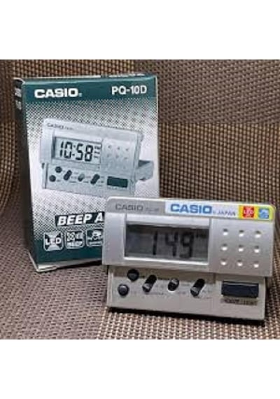 Casio Pq-10d-8rdf Alarmlı Led Masa Saati