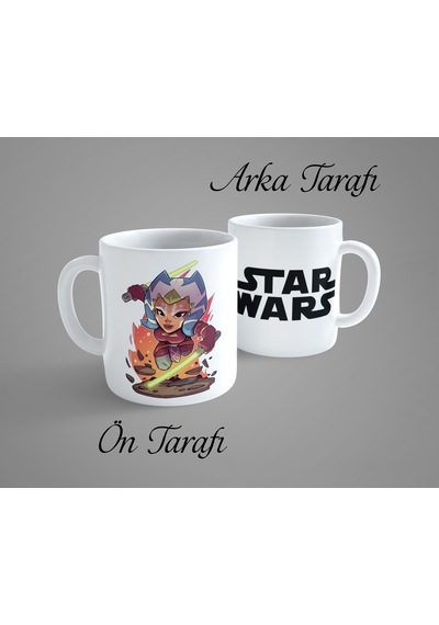 Ahsoka Tano Porselen Kupa Bardak Beyaz