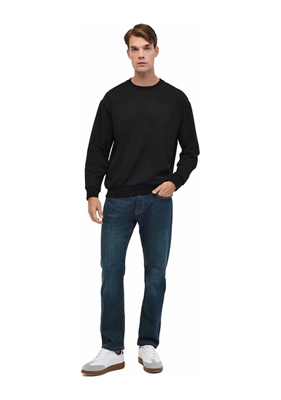 Lumberjack 5w Mb Sn75 C Neck 5pr Erkek Sweatshirt 102024369 Siyah