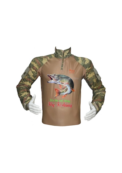 Combat Tişört Fishing M001 Avcı Balıkçı Turna Çok Renkli