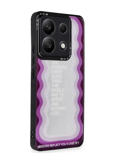 Newface Xiaomi Redmi Note 13 Pro 5g Kılıf Mirror Desenli Kapak - Mirror - 5 Mor
