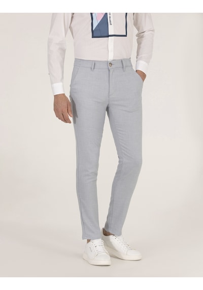 Pierre Cardin Erkek Açık Mavi Kanvas / Chino Pantolon 50271248-vr003 Açık Mavi