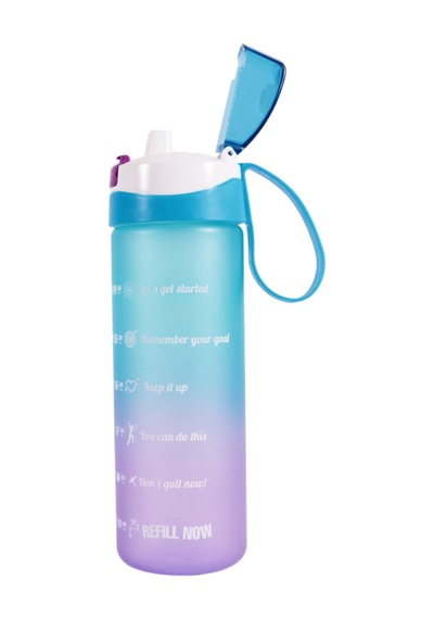 Herevin 161670-832 Motivasyon Desenli Matara 750 Ml Mor