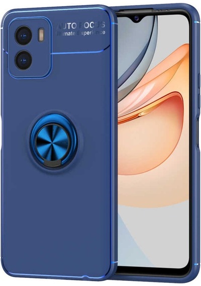 Vivo Y15S Kılıf Yüzüklü Magnetli Ravel Case Kapak