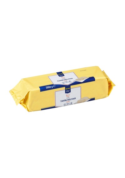 Helva 3 Kg Sade - %100 Susam Tahinli Pratik Tatlı - 3 Adet Tarı