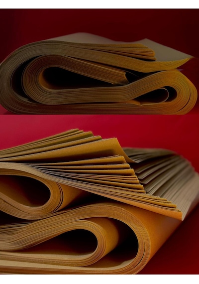 Kraft Kağıt 115gr 35x50cm Baskısız 50 Adet Kraft Kağıt Oto Paspas 1 Kg
