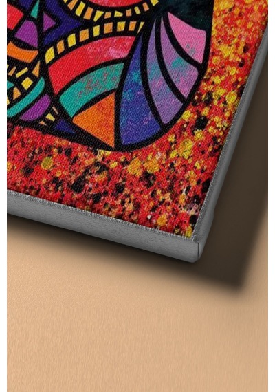 Webstyle Sayılarla Boyama Seti Kasnaklı Afrika Ve Güneş 40 X 50 Cm