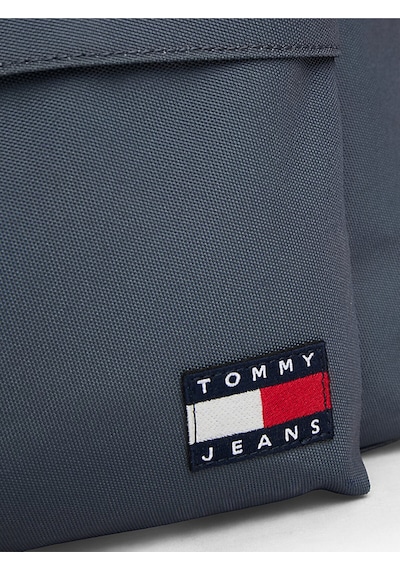 Tommy Hilfiger Erkek Marka Logolu Yumuşak Mikrofiber Kumaşlı Ayarlanabilir Sırt Askısı Dolgusuz Asta-12913 Gri