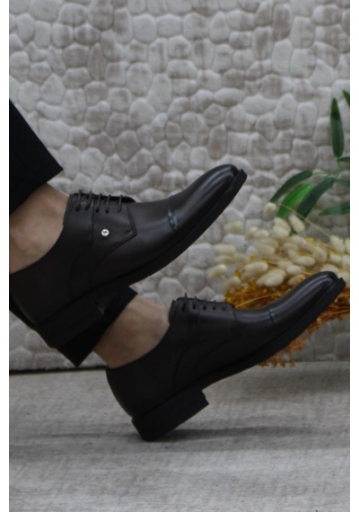 Mehmet Mete 42040 Kahve İç Ve Dış Hakiki Deri Kauçuk Taban Erkek Ayakkabı 001
