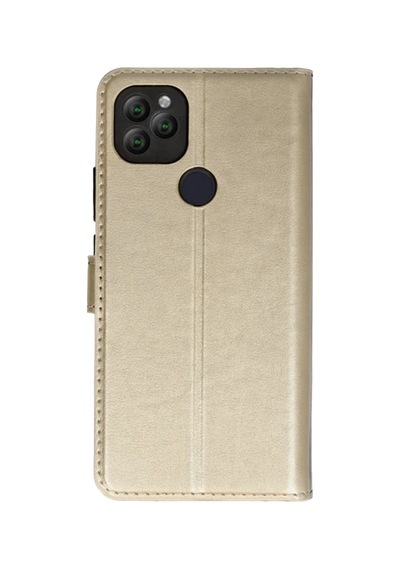 General Mobile Gm 22 Plus Trend S Plus Kapaklı Telefon Kılıf - Gold