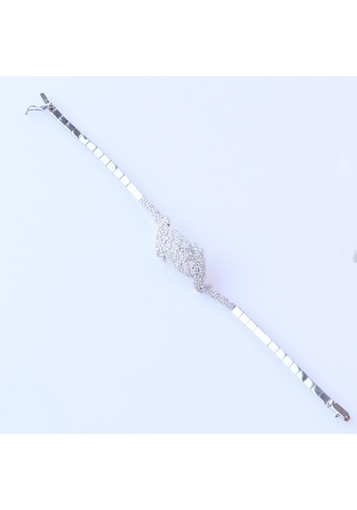Cuture Model Zirkon Taşlı Gümüş Bileklik