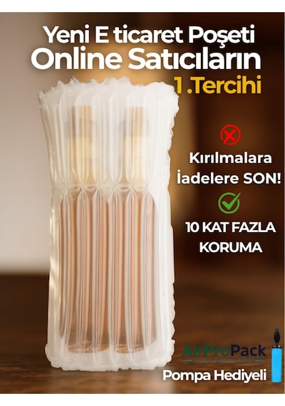 33x40 Cm 10 Adet Havalı Poşet Airbag Airbed Ambalaj 20 Li-50 Li-100 Lü Mevcut