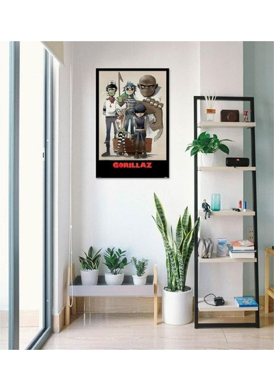Gorillaz Rock Müzik Duvar Posteri - Çerçevesiz