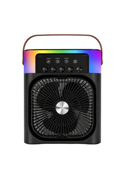 Trendlia Rgb Işıklı Buharlı Masaüstü Fan Sessiz Çalışan Usb Şarjlı Taşınabilir Fan