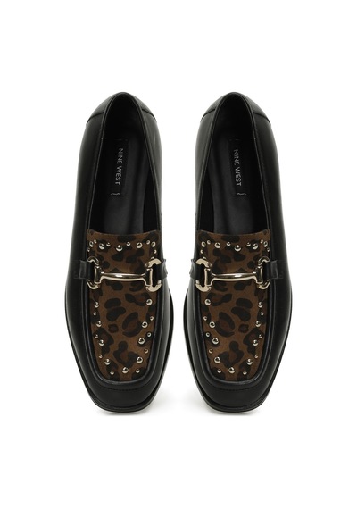 Nine West Umpay5 5pr Leopar Kadın Loafer 000000000102037948 Kahverengi