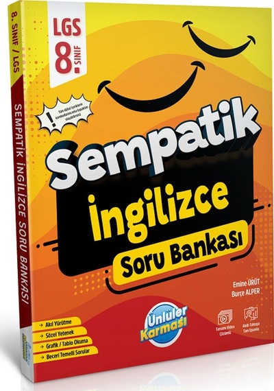 Ünlüler 8. Sınıf Lgs İngilizce Sempatik Soru Bankası Ünlüler Yayı