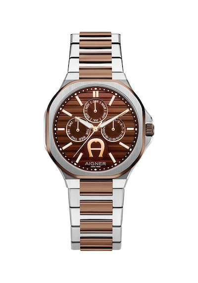 Aigner Fermo Erkek Kol Saati Isviçre Üretimi 32 Mm Kahverengi Çelik Kordon Erkek Kol Saatleri Diğer