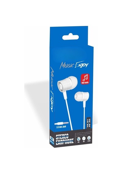 Pdateknoloji Yetty Stereo Kablolu Kulaklık 1.2m Beyaz Yk-01b