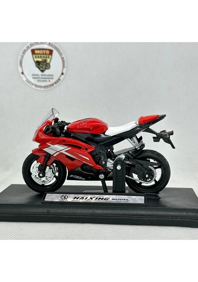 Yamaha R6 Maket - 1:18 Diecast Model Motosiklet