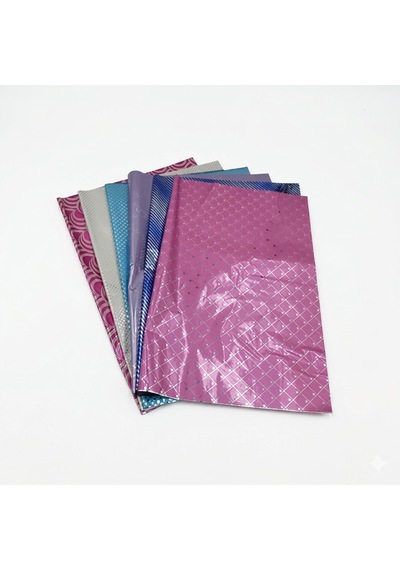 Şeylişeyler - Metalize Hediyelik Tabaka Poşet - 70x100 Cm - 100 Adet - Parlak Hediye Paketi
