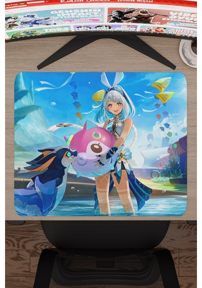 Mualani Genshin Impact Anime Gacha V5 - 48x40 Xl Gaming Mouse Pad Fare Altlığı