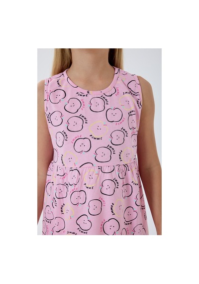Rolypoly Kız Çocuk Pembe Elbise Rp3229-c-v4