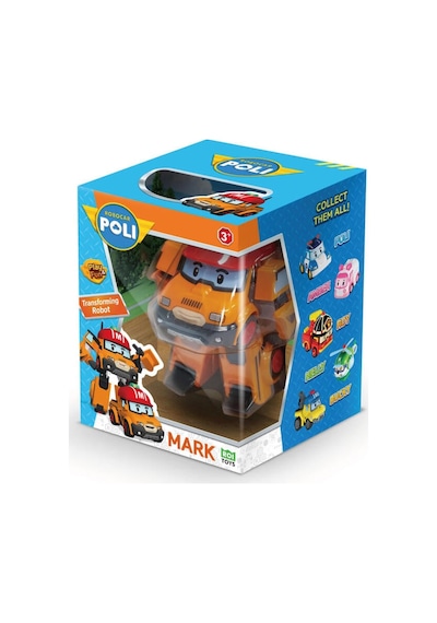 Robocar Poli Mark Dönüşen Araç Robot Figür 10 Cm 3+ Yaş