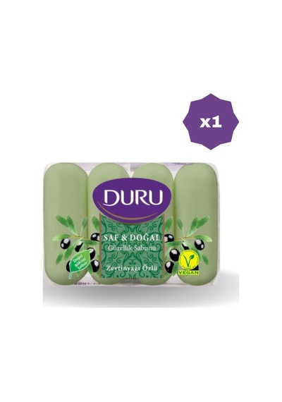 Duru Sabun Saf&doğal Zeytinyağlı 4x70 G