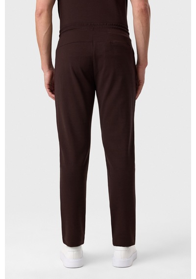 Back And Bond Regular Fit Örme Kahve Jogger Pantolon Çok Renkli