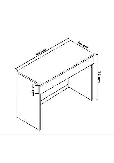 Mdf Arya Novella Mode Çekmeceli Makyaj Masası Lefkas Meşe Mdf Arya Novella Mode Çekmeceli Makyaj Masası Lefkas Meşe