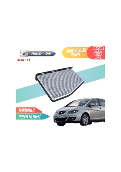 Seat Altea 2006-2010 Model Karbonlu Polen Klima Filtresi