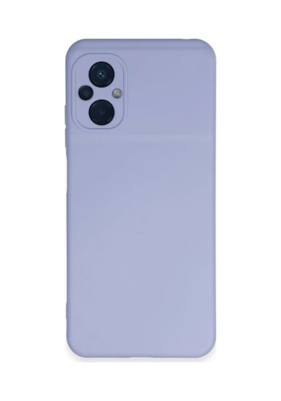 Xiaomi Poco M5 Uyumlu Kılıf Nano İçi Kadife Silikon - Lila