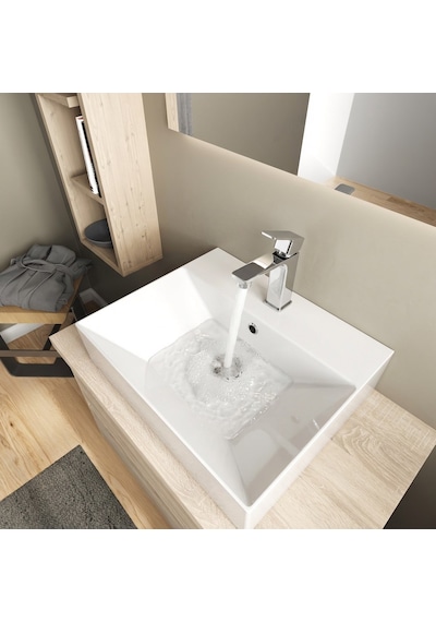 Adell Bloc Lavabo Bataryası -parlak Krom Krom