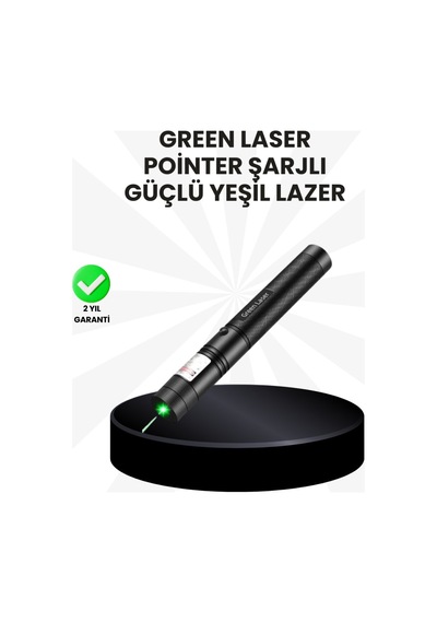 Yüksek Güçlü Yeşil Pointer 5000mw Şarjlı