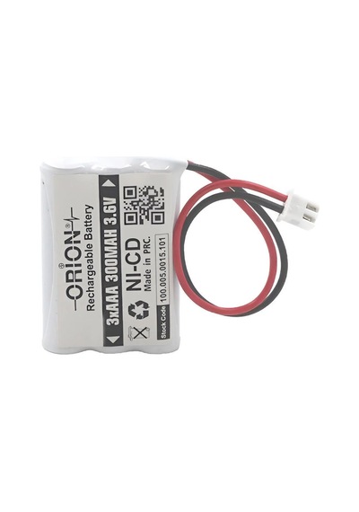 Orion Aaa 3.6v 300mah Ni-cd Kablo Ve Konnektörlü Şarjlı Pil-1908