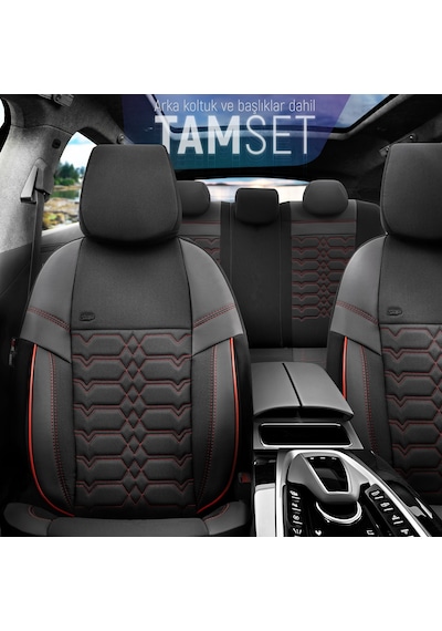 Otom Elegance Design Premium Özel Tasarım Oto Koltuk Kılıfı 553447303