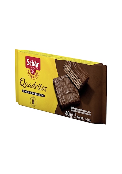 Schar Quadritos Glutensiz Çikolata Kaplamalı Gofret 10 x 40 G
