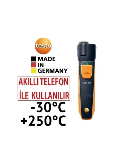 Testo 805i Akıllı Lazerli Sıcaklık Ölçer 250 C