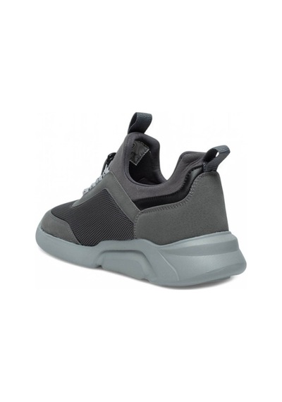 Jagulep Dune-26 Deri Slip On Anatomik Taban Erkek Sneaker Füme Siyah 45-47 Füme
