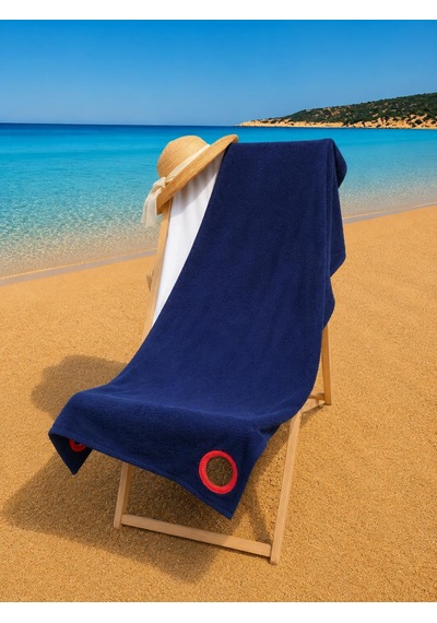 70x140 Cm Jakarlı Desenli Modern Tasarım Unisex Plaj Havlusu Baveno Desen002
