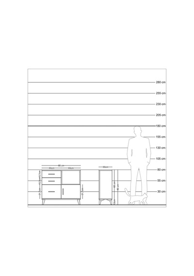 Arges Şifonyer Tek Raflı 3 Çekmeceli Tek Kapaklı 88x30x80 Antrasit-çam/antrasit Çam/antrasit Arges Şifonyer Tek Raflı 3 Çekmeceli Tek Kapaklı 88x30x80 Antrasit-çam/antrasit Çam/antrasit