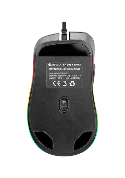 Everest SGM-05 X-RACER 7D Rgb 6400 Dpi Optik Gaming Oyuncu Mouse