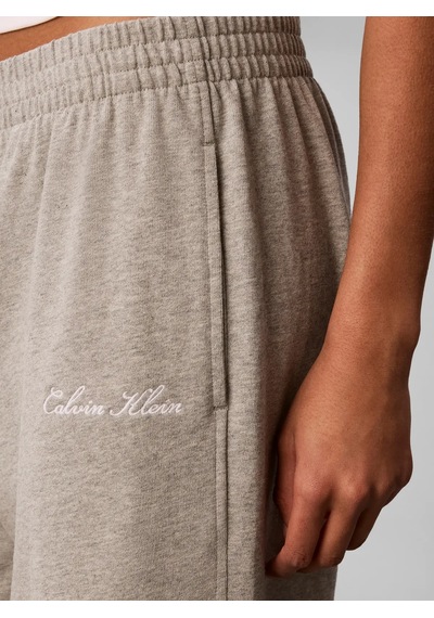 Calvin Klein Heavy Jersey Jogger-, P7a Bej Kadın Eşofman Altı Gri