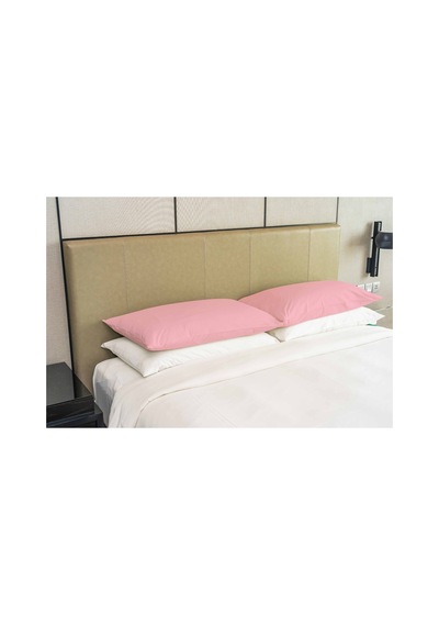 2'li Pamuklu Kumaş Yastık Kılıfı Seti Pembe - 723543510 Pembe