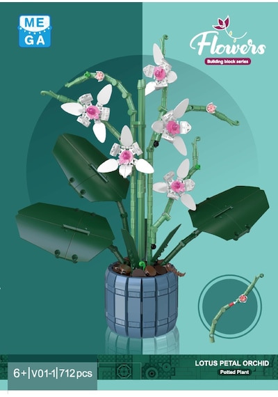 Blok Çiçek 712 Parça Lotus