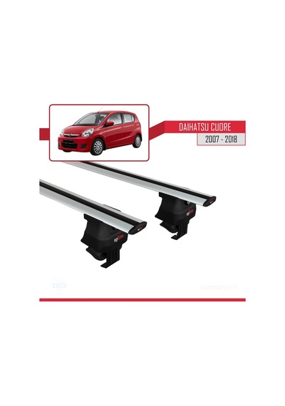 Daihatsu Cuore 2007-2018 Arası İle Uyumlu Ace-4 Ara Atkı Tavan Barı Gri
