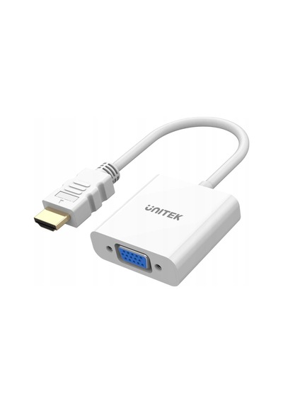 Hdmı Vga Adaptörü, Fullhd 60hz, Beyaz
